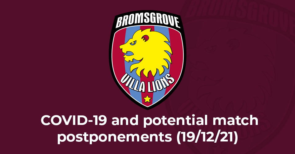 COVID-19 and potential match postponements (19/12/21)